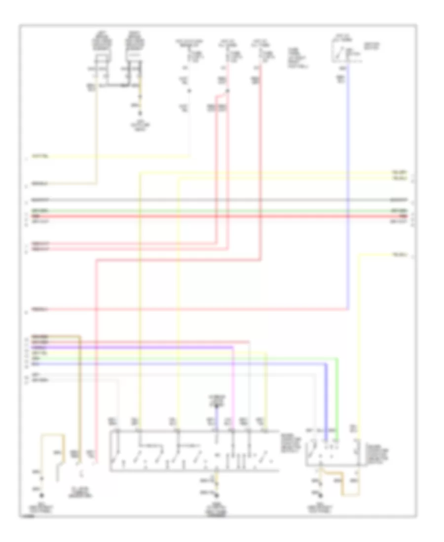 Instrument Cluster Wiring Diagram (2 of 3) for Audi A8 L Quattro 2002