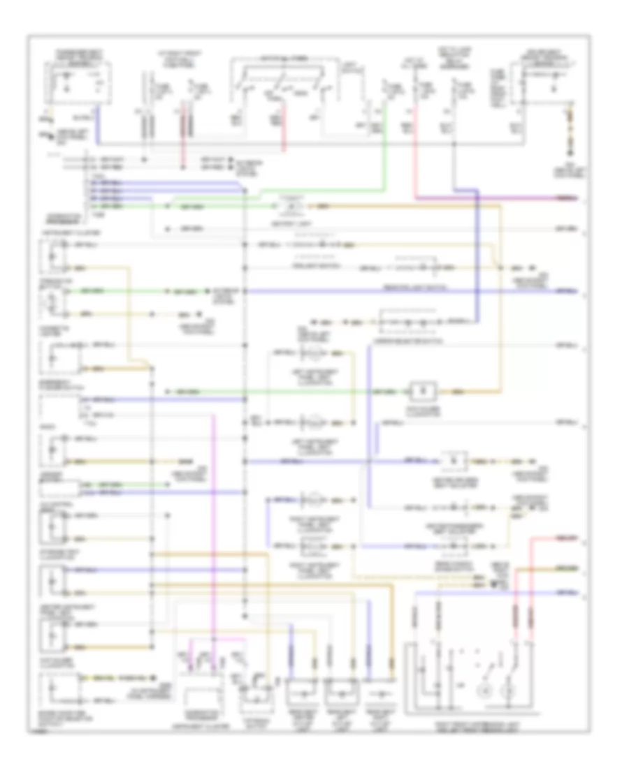 Interior Lights Wiring Diagram 1 of 3 for Audi A8 L Quattro 2002