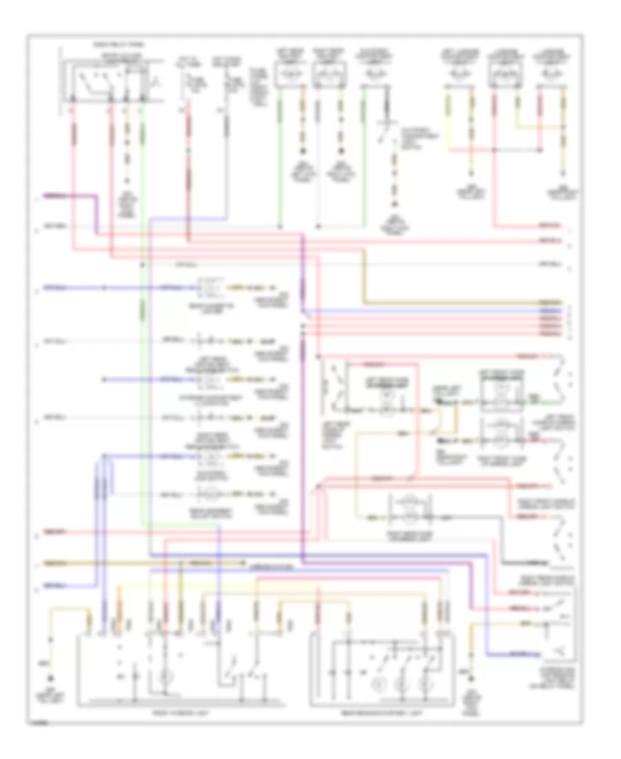 Interior Lights Wiring Diagram 2 of 3 for Audi A8 L Quattro 2002