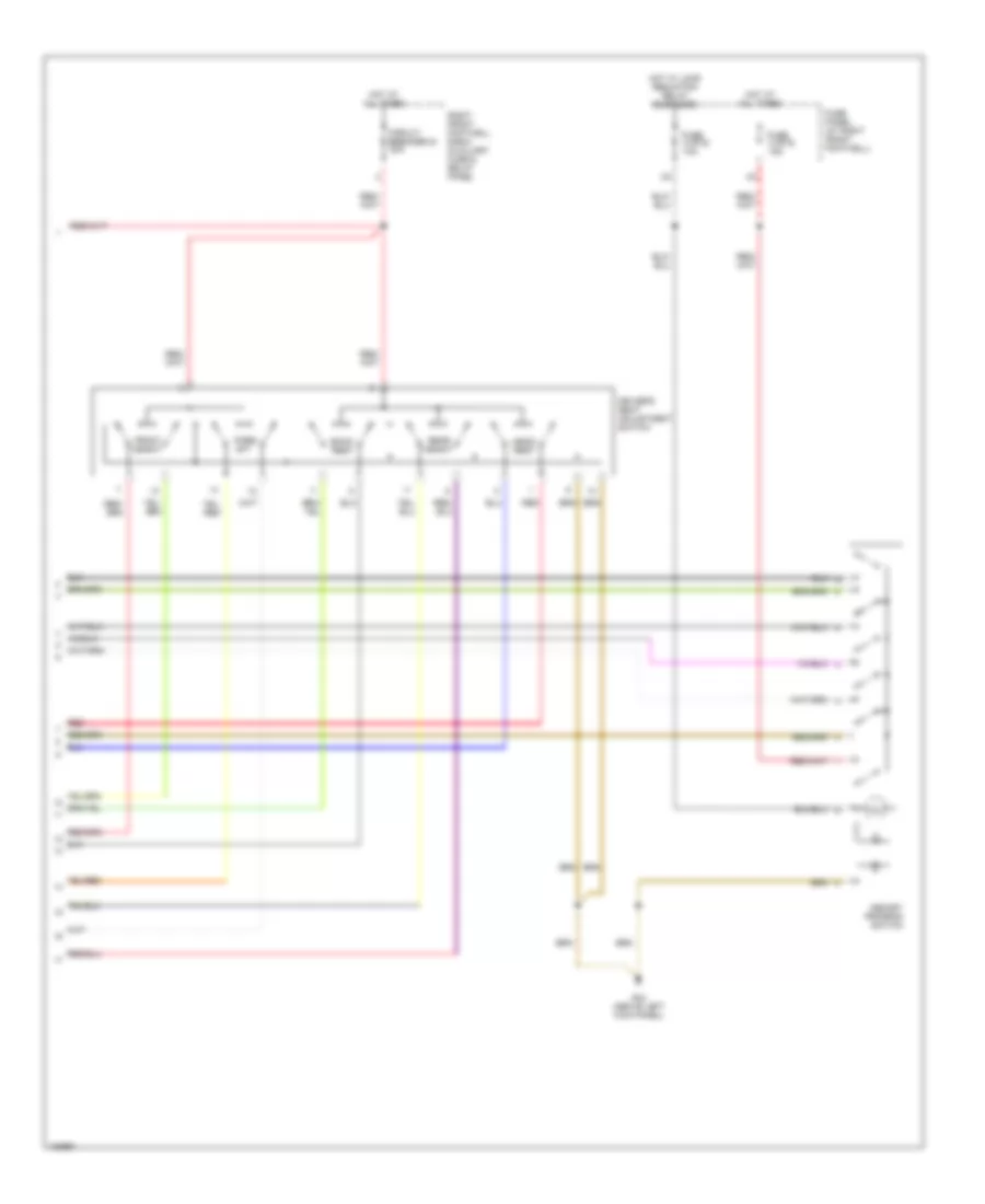 Driver s Memory Seat Wiring Diagram 2 of 2 for Audi A8 L Quattro 2002