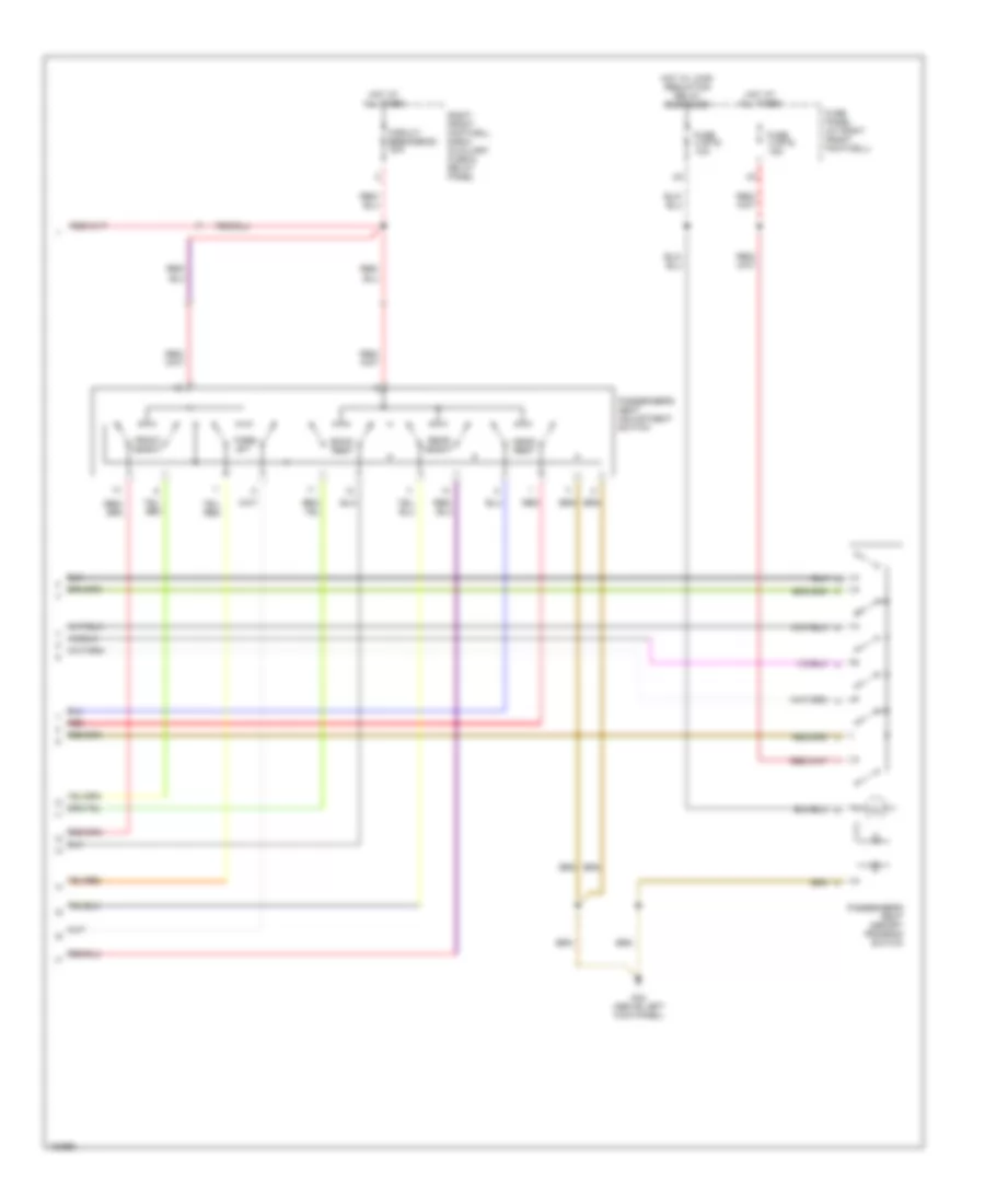 Passengers Memory Seat Wiring Diagram (2 of 2) for Audi A8 L Quattro 2002