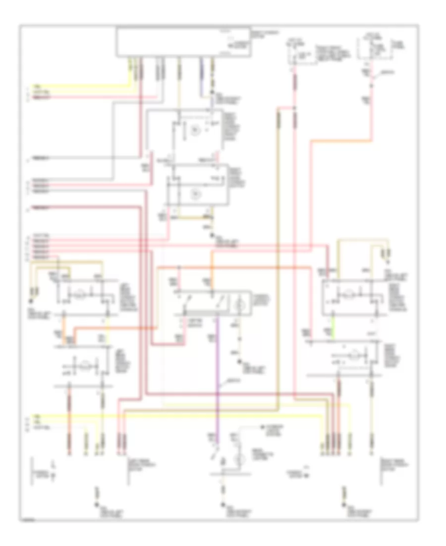 Power Windows Wiring Diagram (2 of 2) for Audi A8 L Quattro 2002