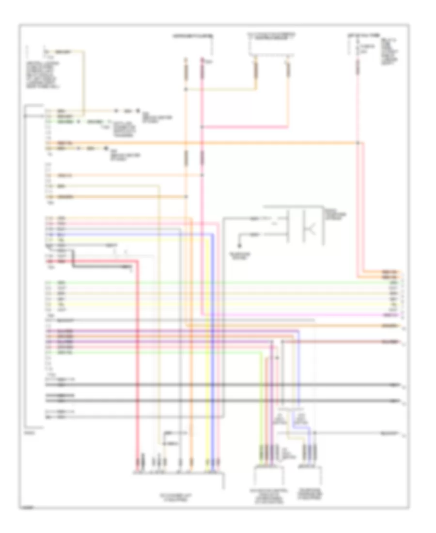 Radio Wiring Diagram 1 of 2 for Audi A8 L Quattro 2002