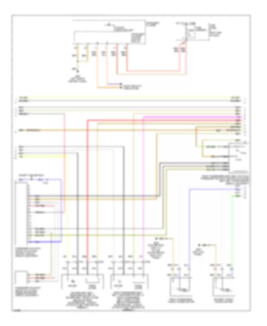 Supplemental Restraints Wiring Diagram 2 of 3 for Audi A5 Cabriolet 2014