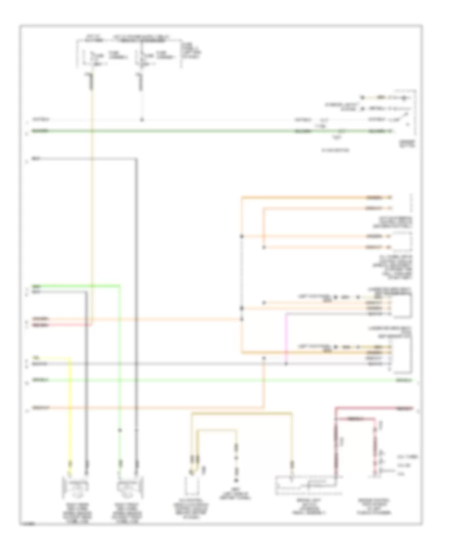 Anti lock Brakes Wiring Diagram 2 of 3 for Audi A5 Cabriolet 2014