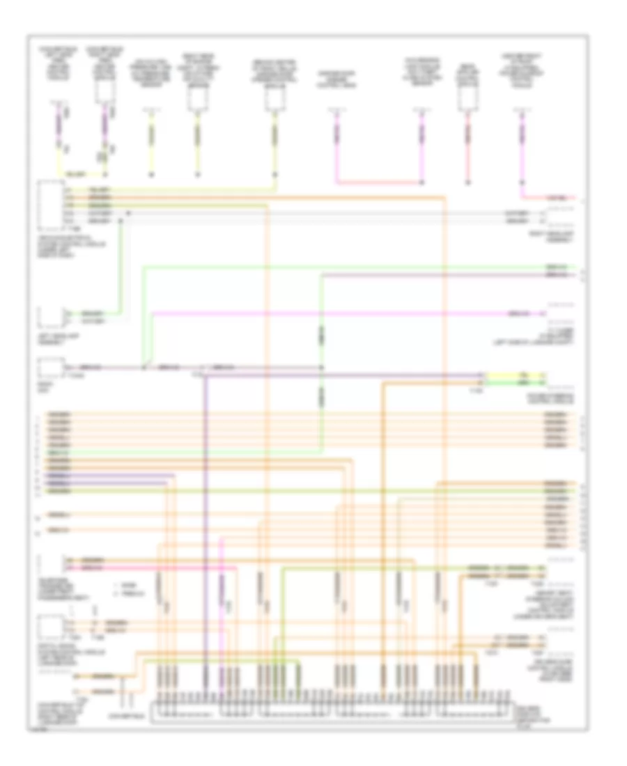 Computer Data Lines Wiring Diagram 2 of 3 for Audi A5 Cabriolet 2014