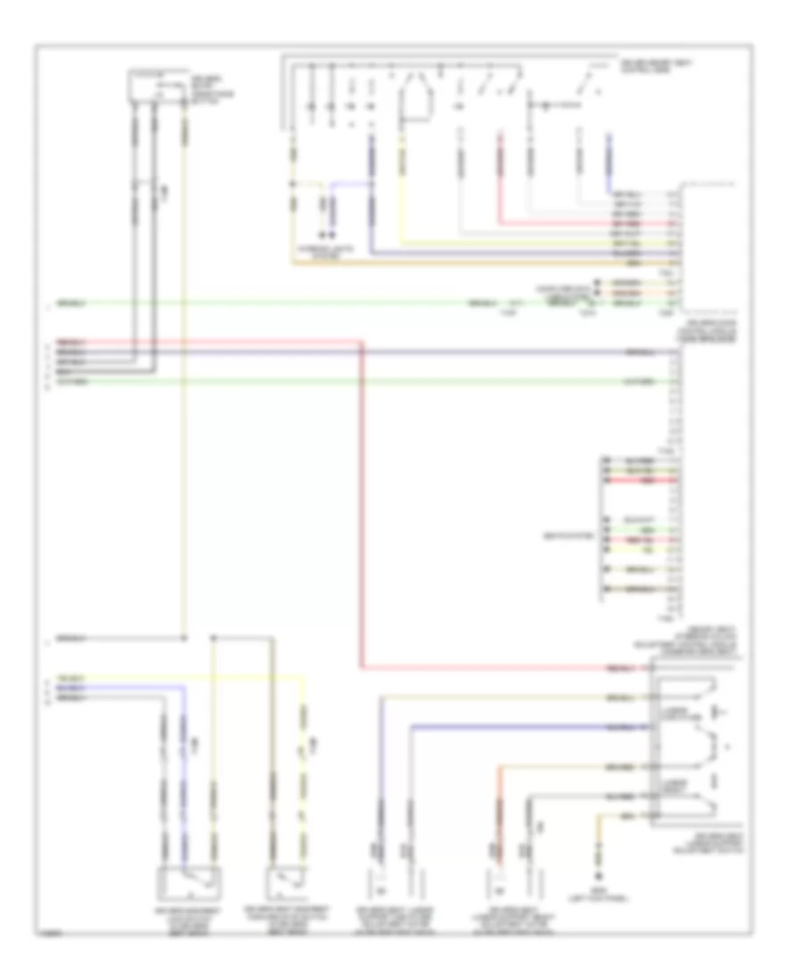 Driver s Memory Seat Wiring Diagram 2 of 2 for Audi A5 Cabriolet 2014