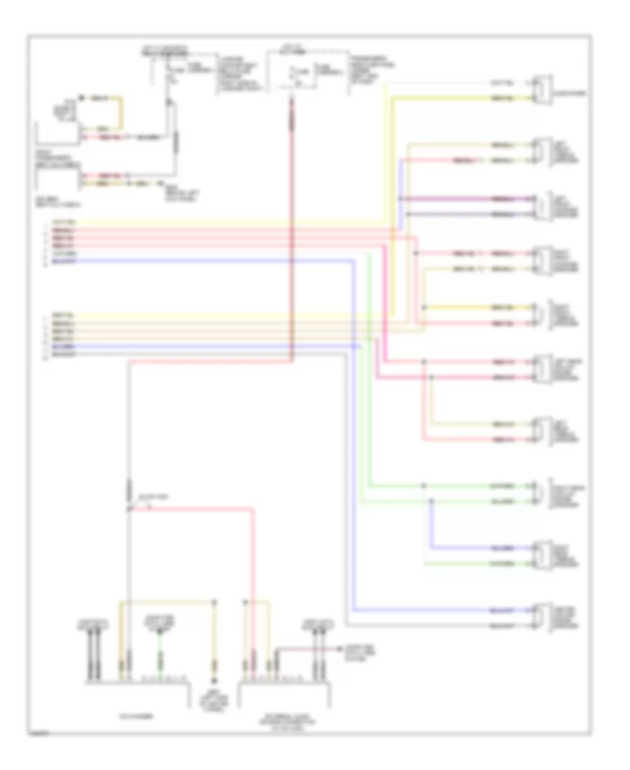 Navigation Wiring Diagram, MMI 2 Standard (3 of 3) for Audi A4 2.0T Quattro 2010