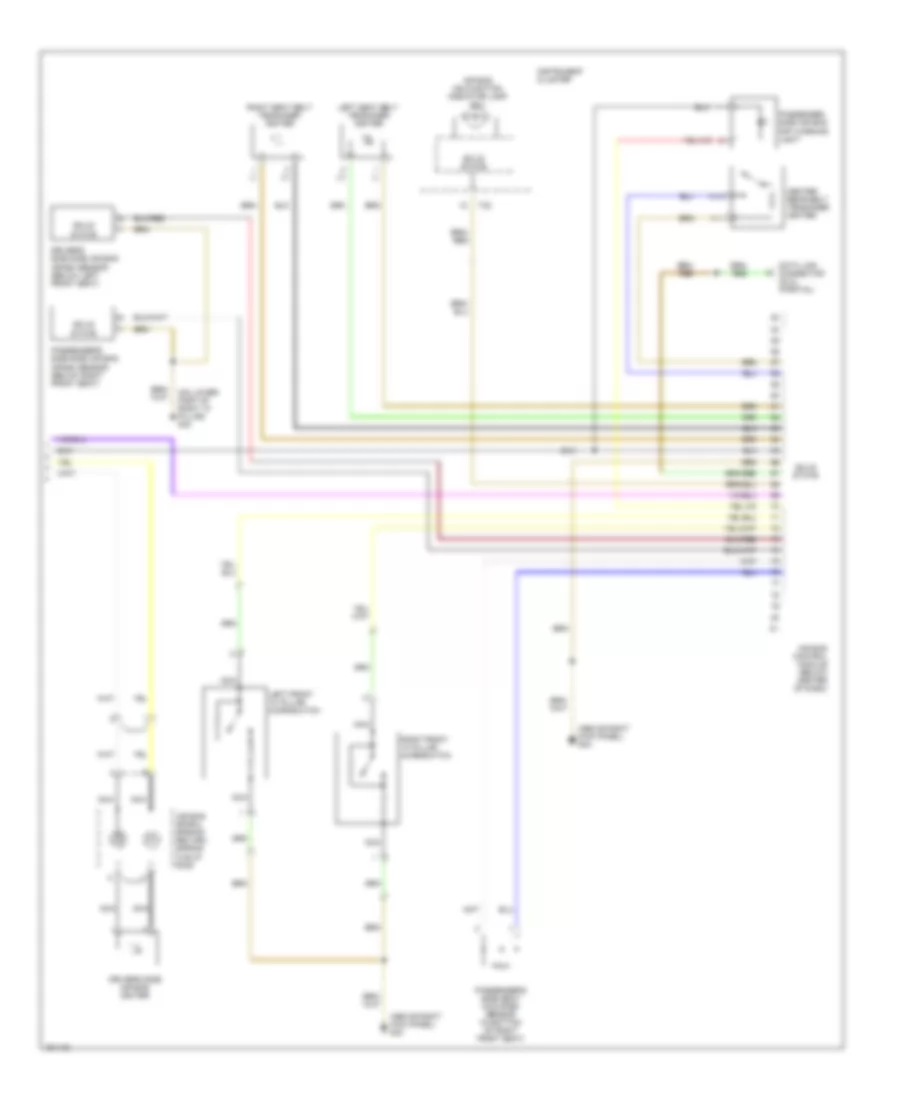 Supplemental Restraints Wiring Diagram 2 of 2 for Audi A8 Quattro 2002