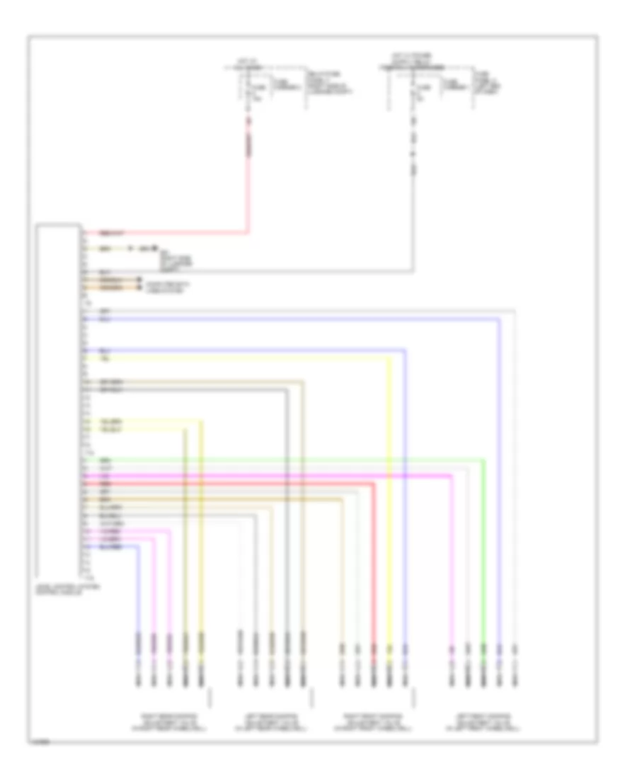 Electronic Suspension Wiring Diagram for Audi A5 Premium 2014
