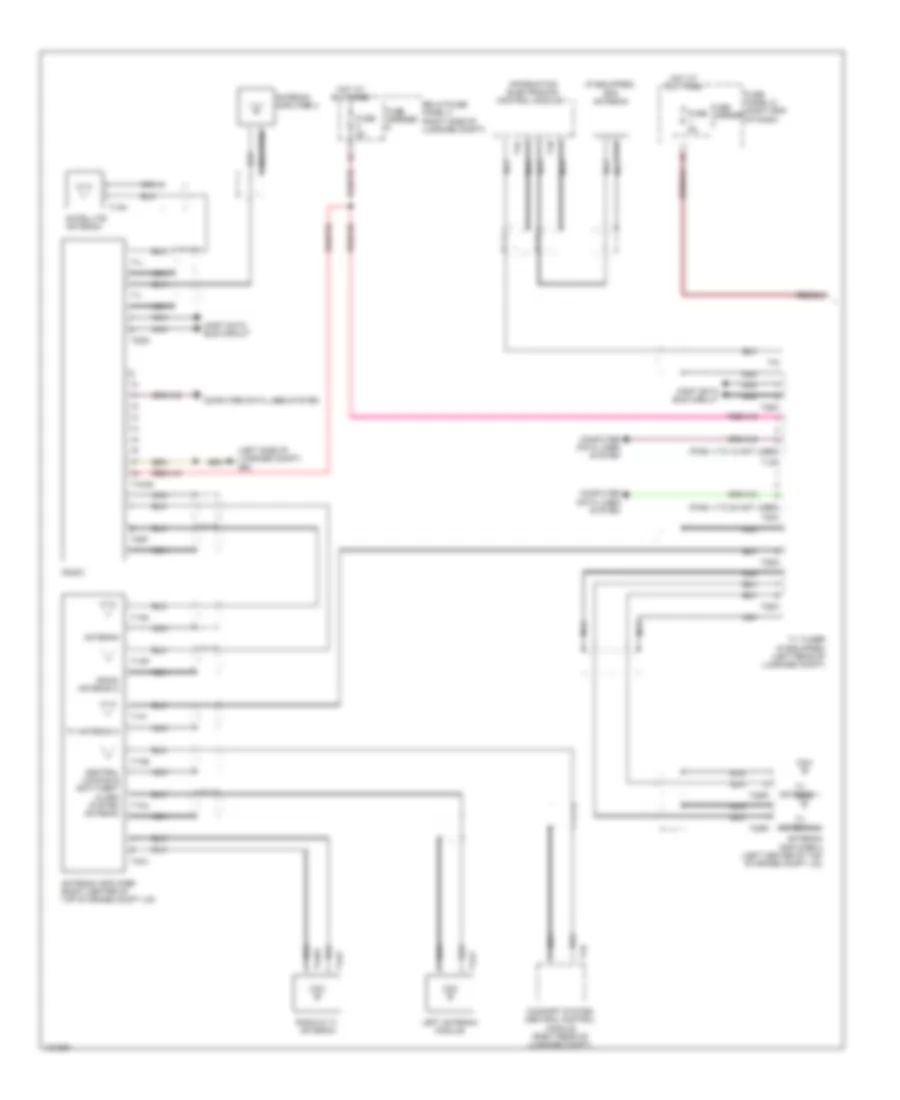 Radio Wiring Diagram Convertible Premium MMI 1 of 2 for Audi A5 Premium 2014