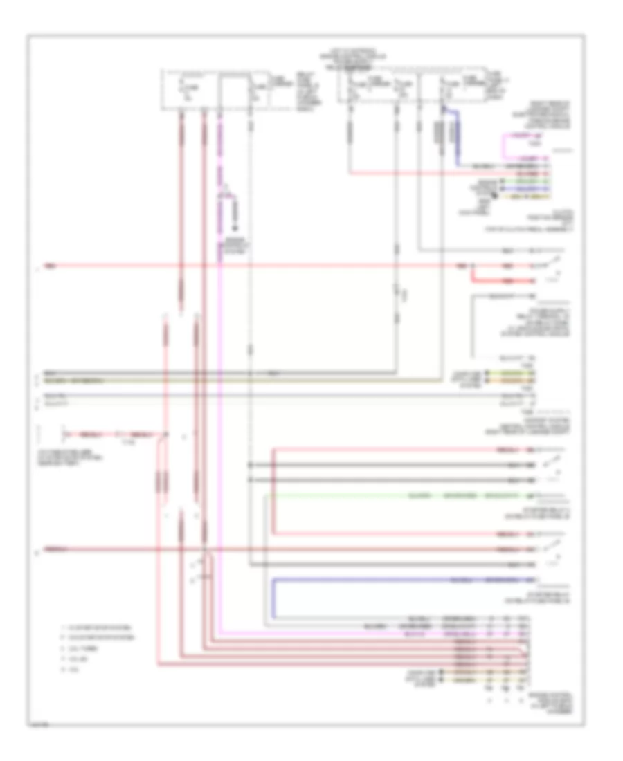 Starting Wiring Diagram 2 of 2 for Audi A5 Premium 2014