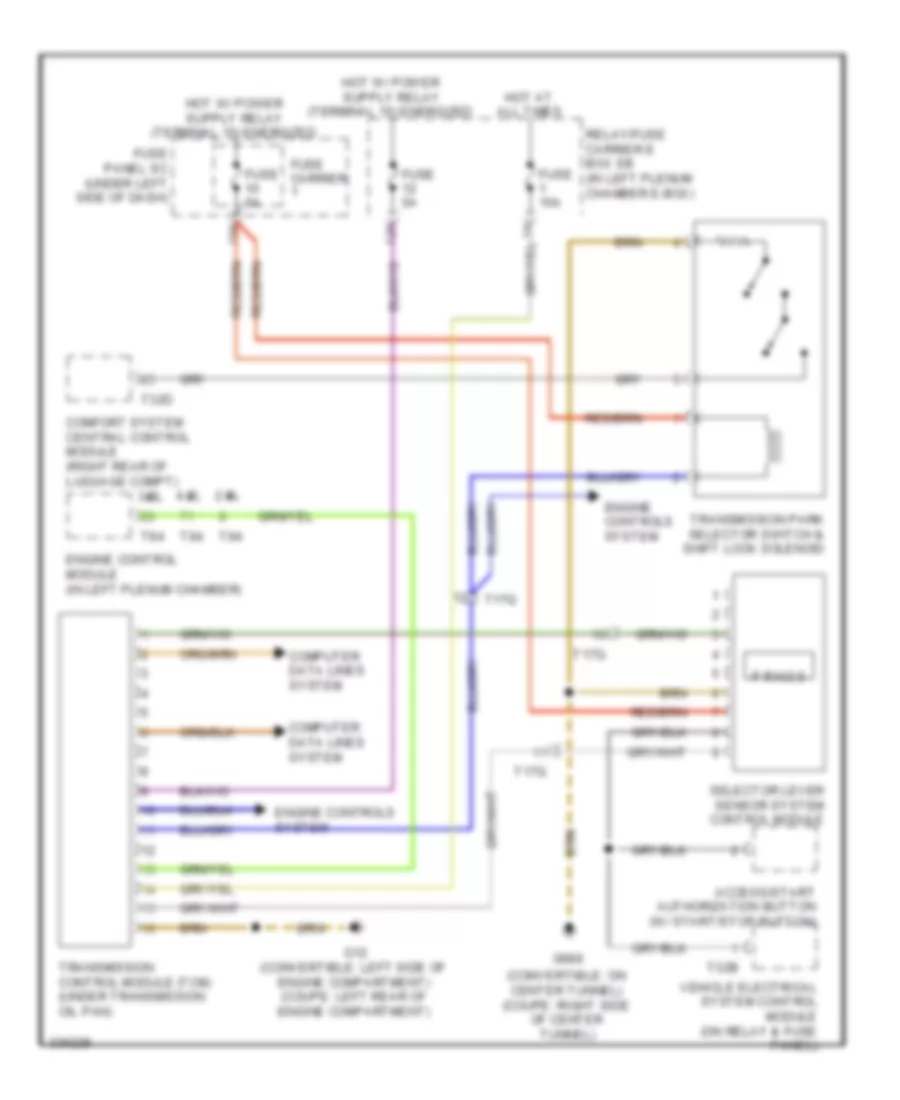 A T Wiring Diagram 6 Speed A T for Audi A5 2 0T 2010