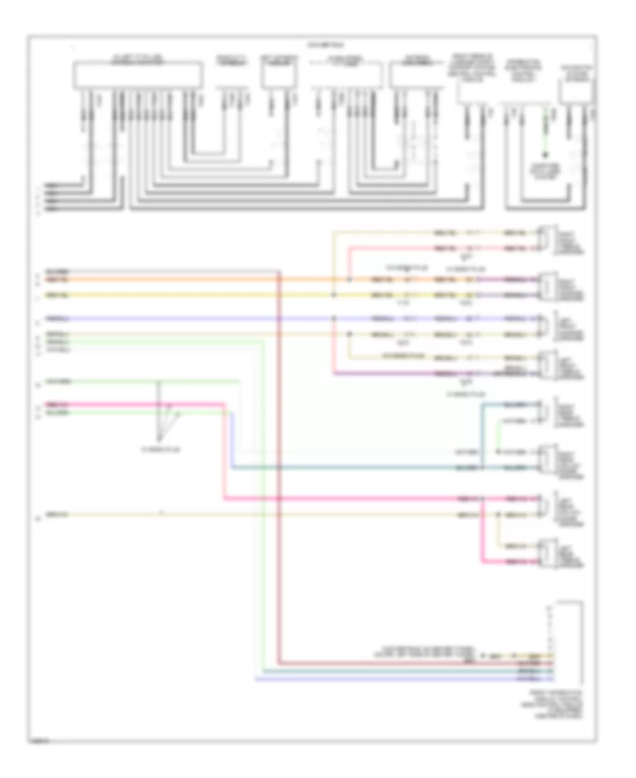 Radio Wiring Diagram Basic Infotainment 2 of 2 for Audi A5 2 0T 2010