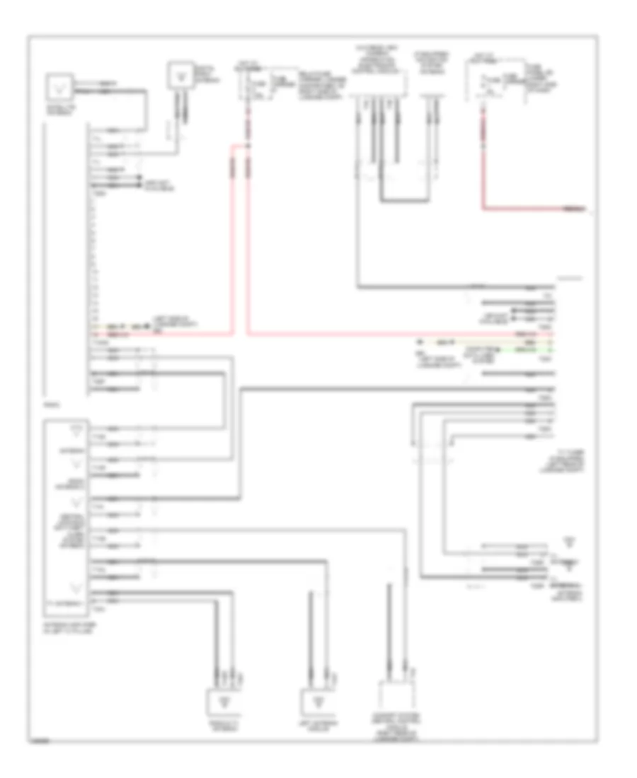 Radio Wiring Diagram Convertible Premium MMI 1 of 2 for Audi A5 2 0T 2010