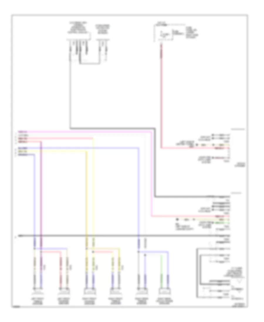 Radio Wiring Diagram Convertible Standard MMI 2 of 2 for Audi A5 2 0T 2010