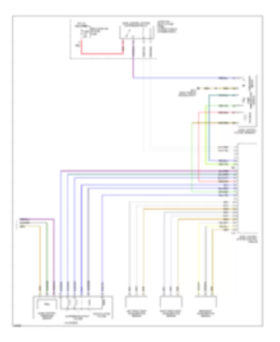 Electronic Suspension Wiring Diagram 2 of 2 for Audi A6 2007