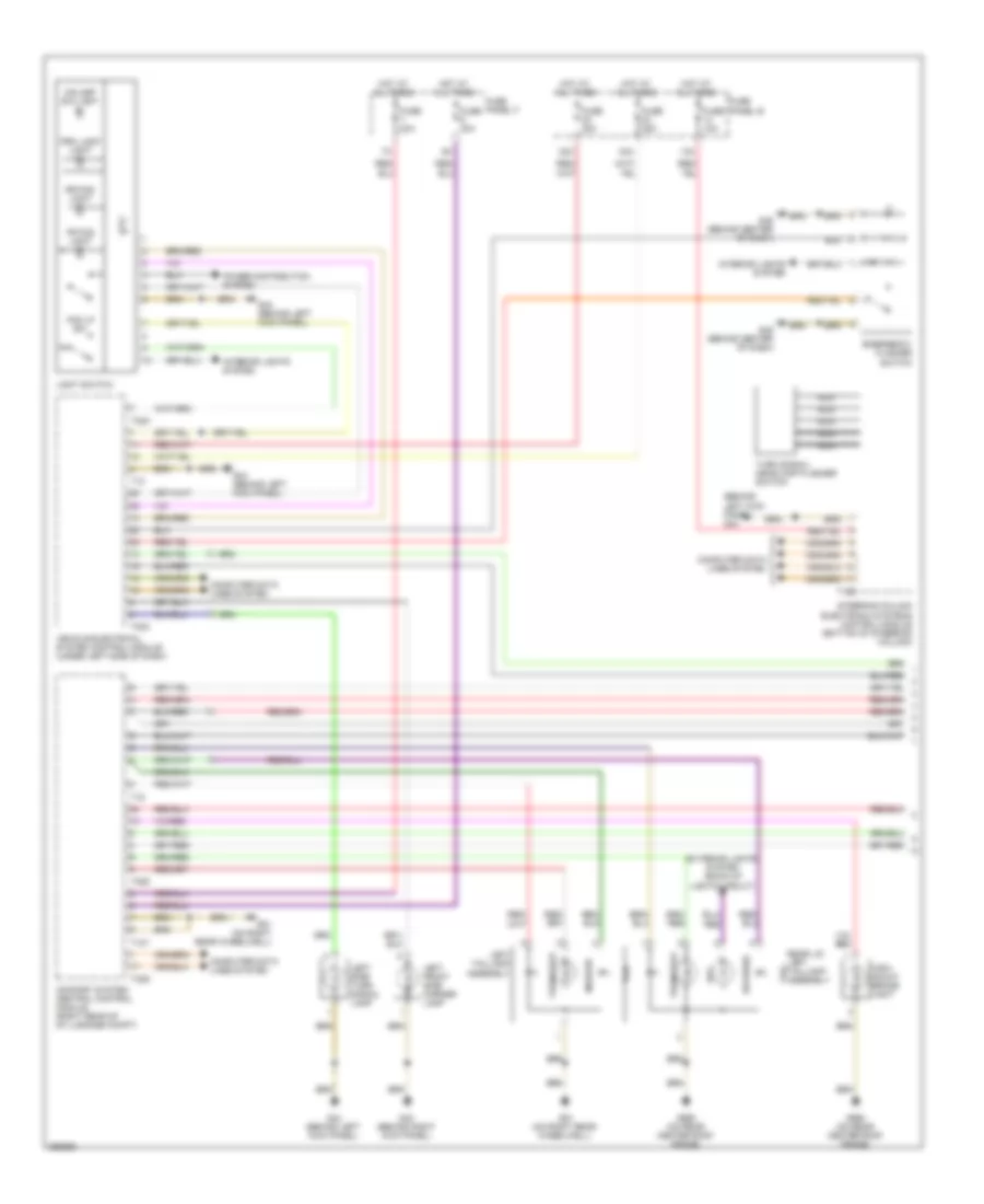 Exterior Lamps Wiring Diagram Wagon 1 of 2 for Audi A6 2007