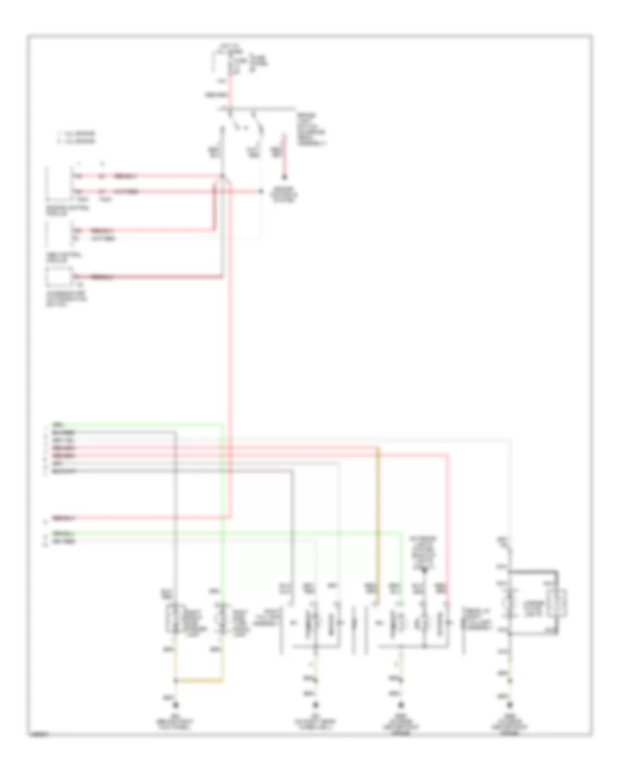 Exterior Lamps Wiring Diagram Wagon 2 of 2 for Audi A6 2007