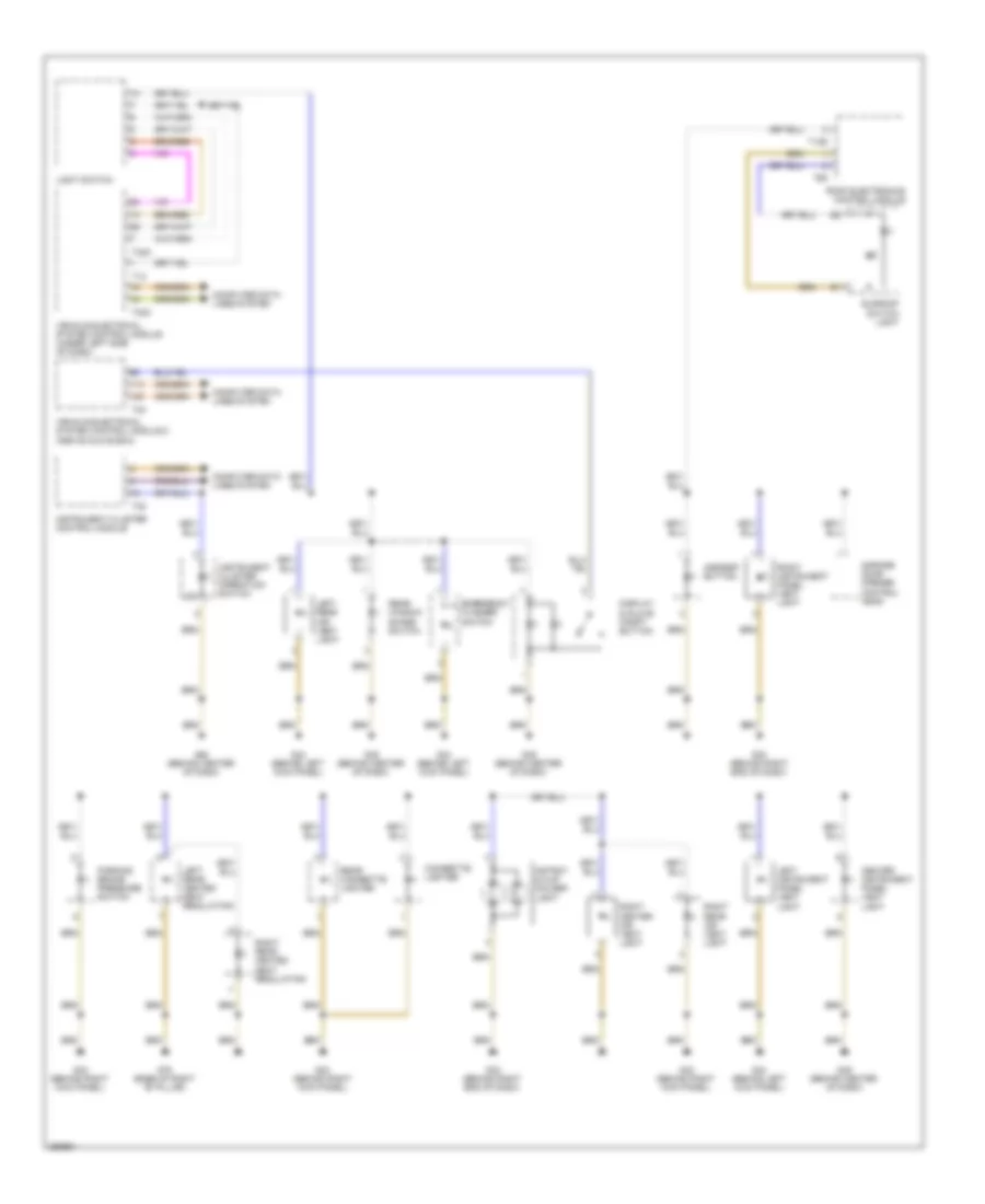 Instrument Illumination Wiring Diagram (1 of 2) for Audi A6 2007