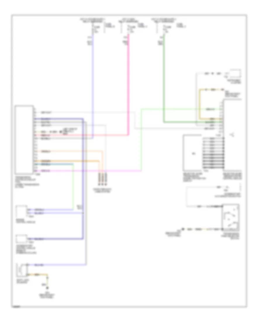 A T Wiring Diagram with CVT for Audi A6 2007