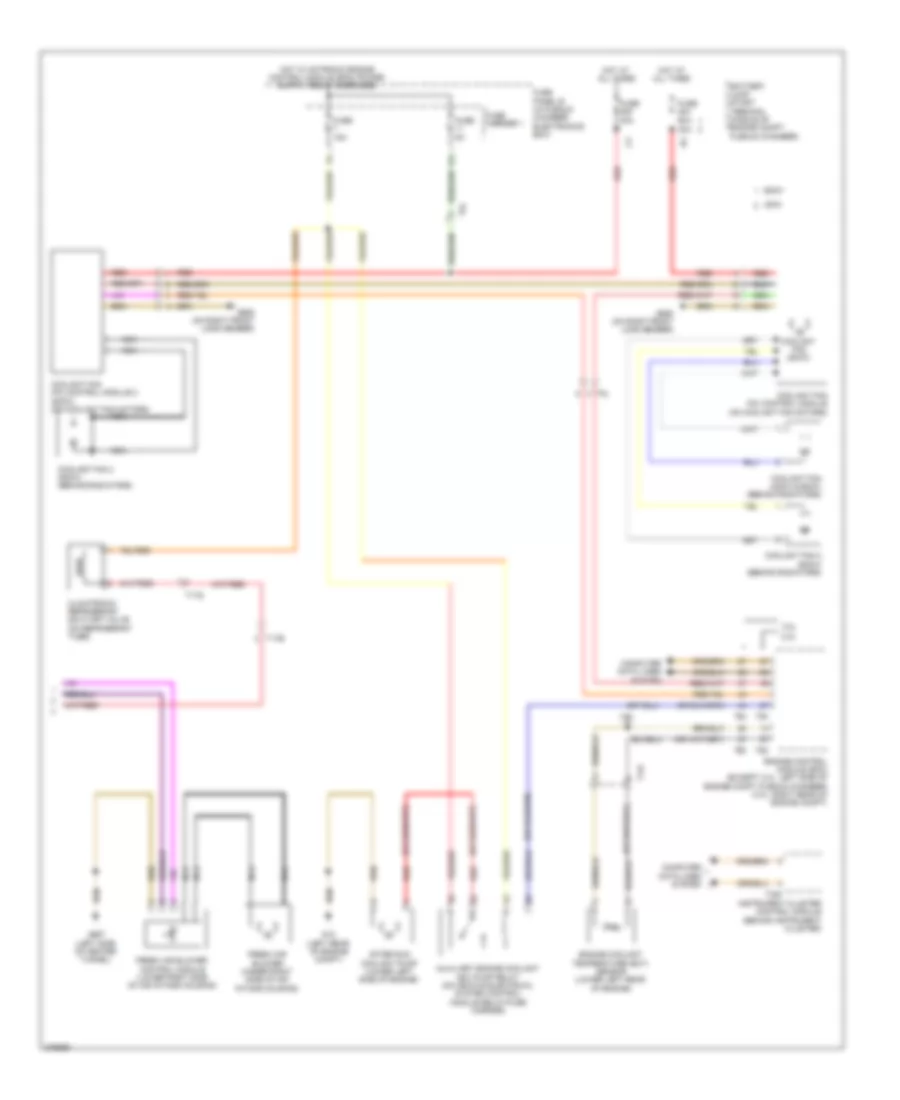 Automatic AC Wiring Diagram, Basic (2 of 2) for Audi S4 2012