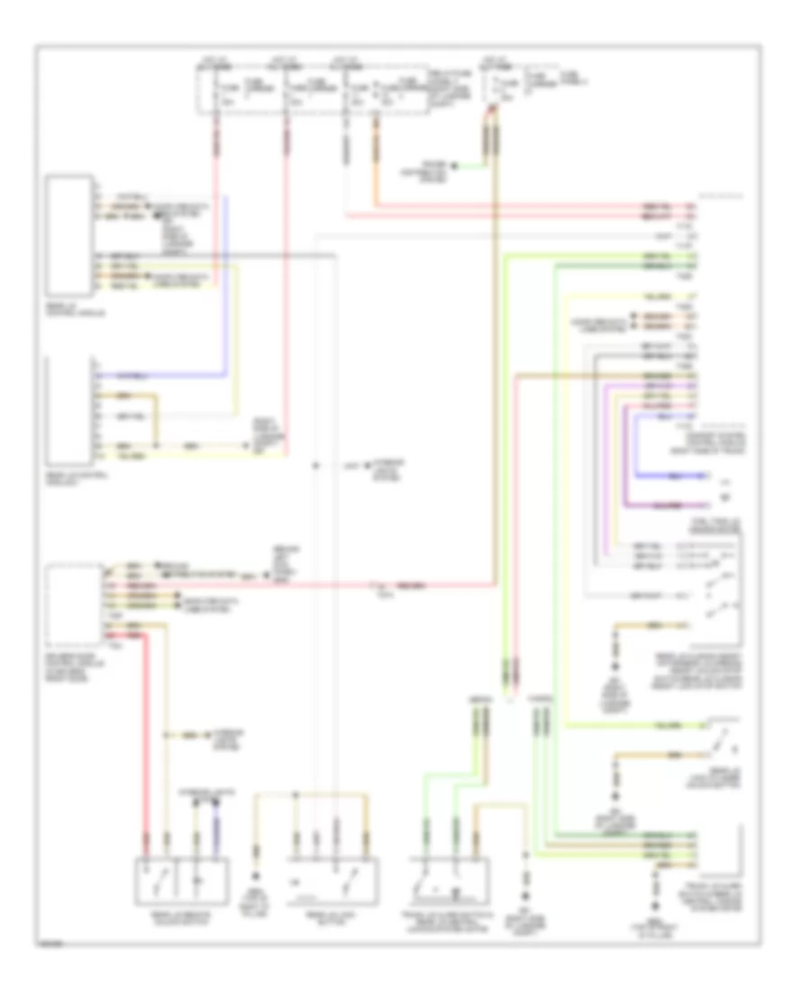 Trunk  Fuel Door Release Wiring Diagram for Audi S4 2012