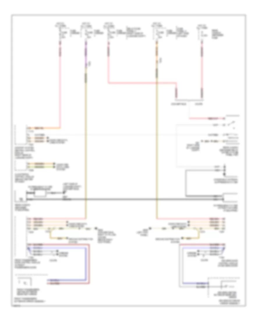 Defoggers Wiring Diagram for Audi A5 Premium Plus 2014