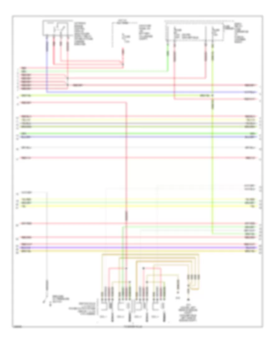 2.0L Turbo, Engine Performance Wiring Diagram (2 of 6) for Audi A5 2.0T Quattro 2010