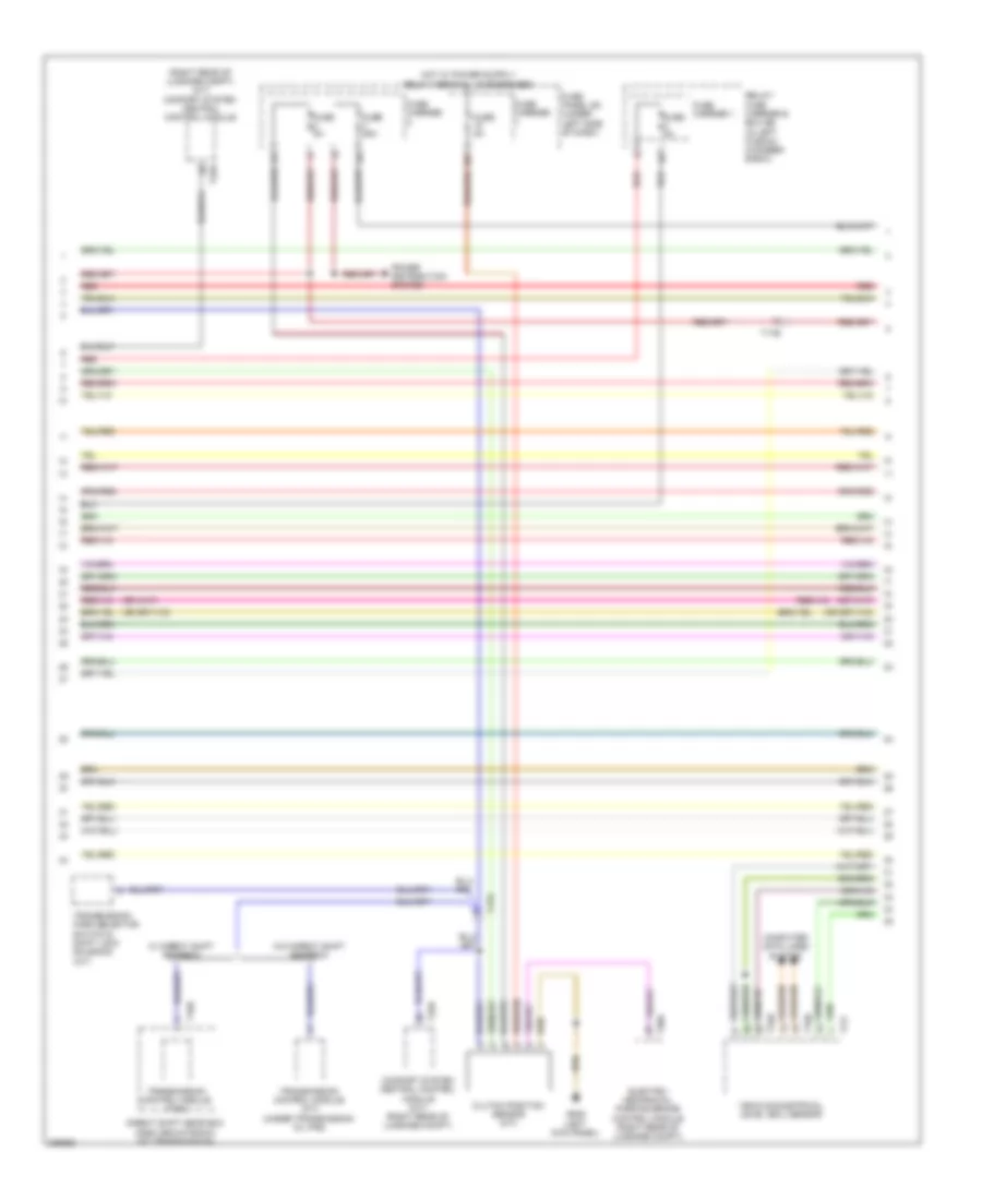 3.2L, Engine Performance Wiring Diagram (3 of 8) for Audi A5 2.0T Quattro 2010