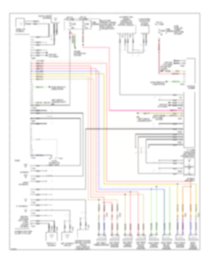 Navigation Wiring Diagram, Convertible Basic MMI for Audi A5 2.0T Quattro 2010