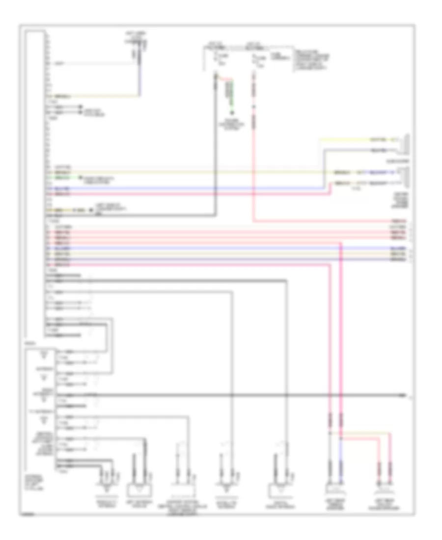 Navigation Wiring Diagram, Convertible Standard MMI (1 of 2) for Audi A5 2.0T Quattro 2010