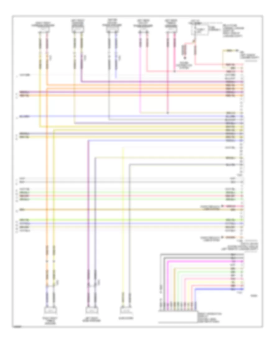 Radio Wiring Diagram, Convertible Premium Infotainment (3 of 3) for Audi A5 2.0T Quattro 2010