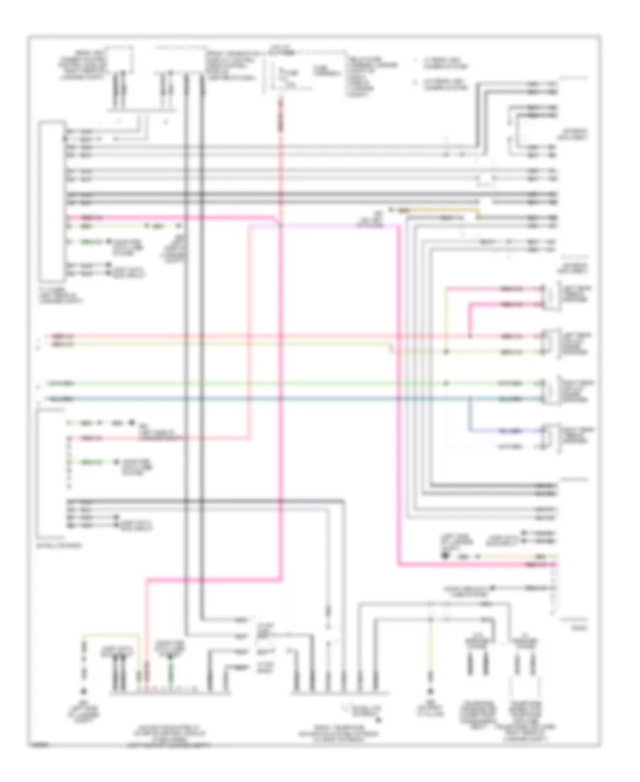 Radio Wiring Diagram, Coupe Basic MMI (2 of 2) for Audi A5 2.0T Quattro 2010
