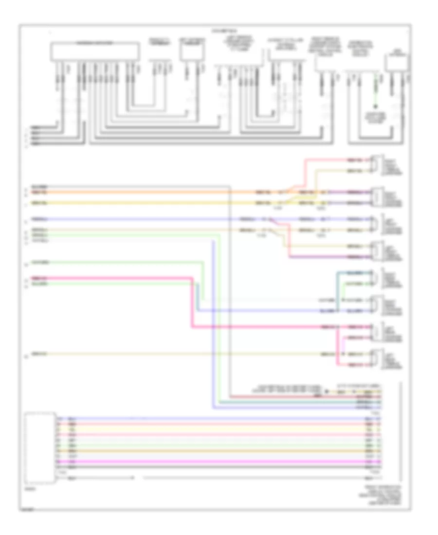Radio Wiring Diagram, Basic Infotainment (2 of 2) for Audi S5 3.0T 2012