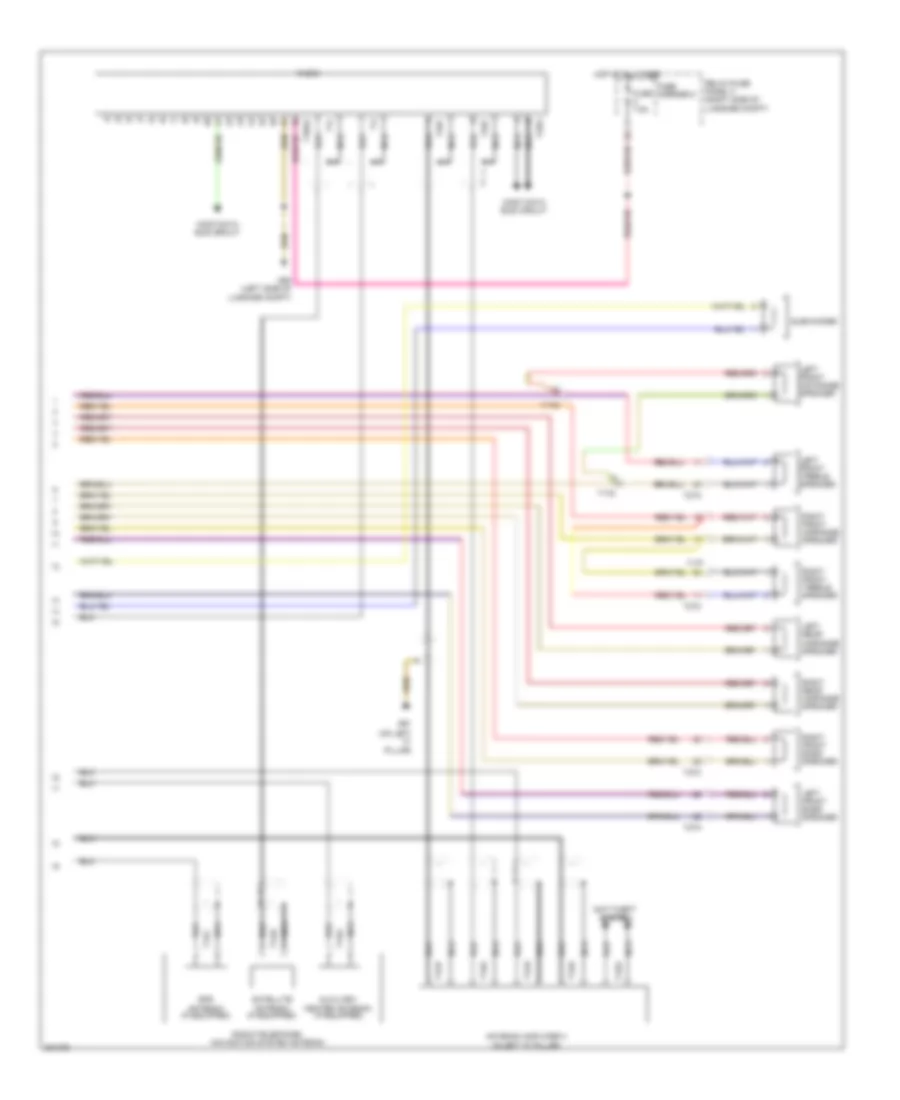 Radio Wiring Diagram, Coupe Premium MMI (2 of 2) for Audi S5 3.0T 2012