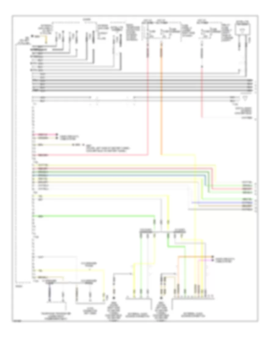 Radio Wiring Diagram, Standard Infotainment (1 of 2) for Audi S5 3.0T 2012
