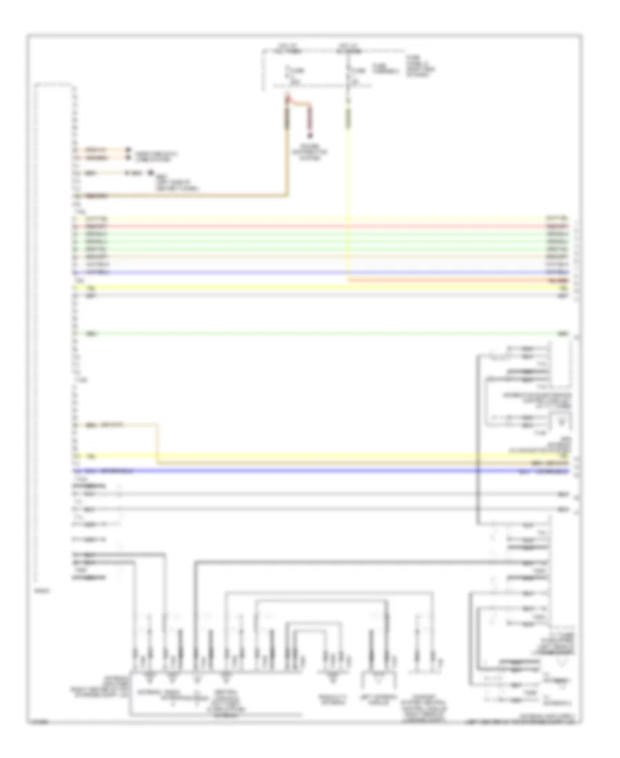 Radio Wiring Diagram, Convertible Premium Infotainment (1 of 3) for Audi A5 Quattro 2014