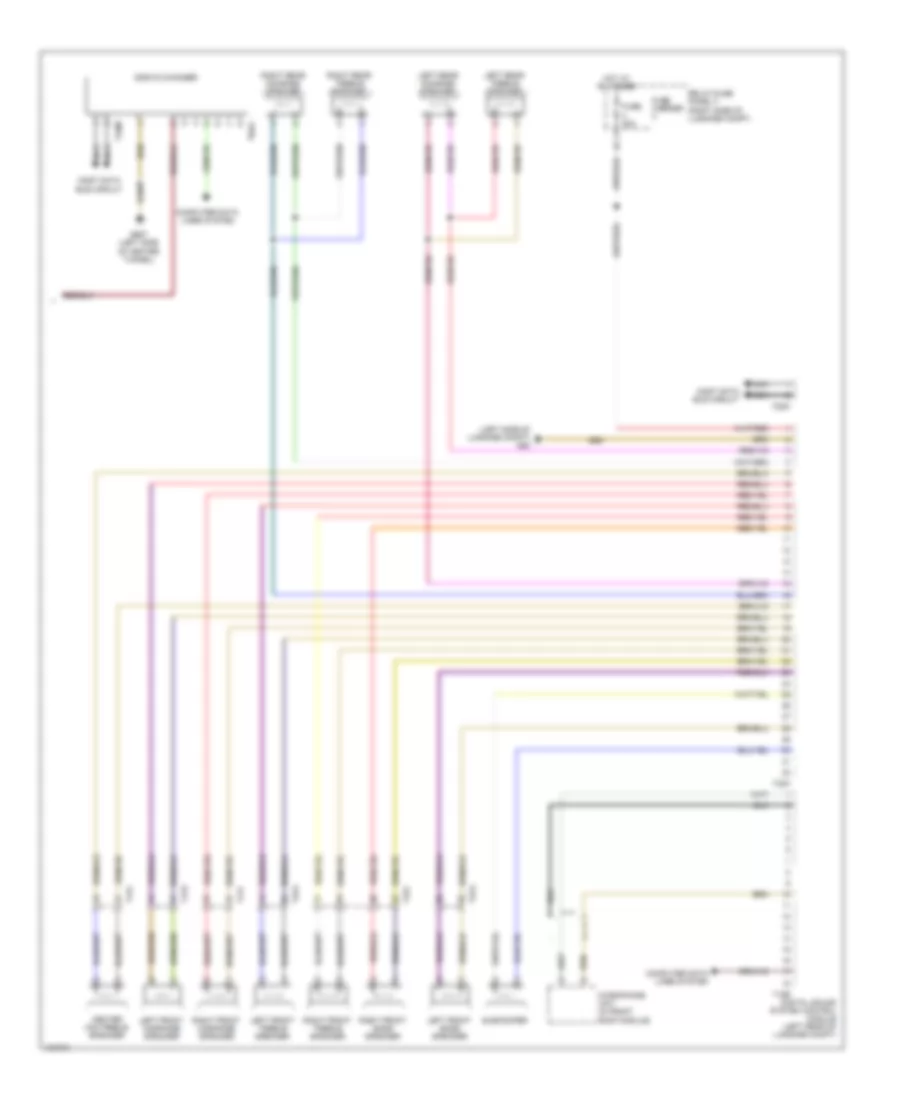 Radio Wiring Diagram, Convertible Premium MMI (2 of 2) for Audi A5 Quattro 2014