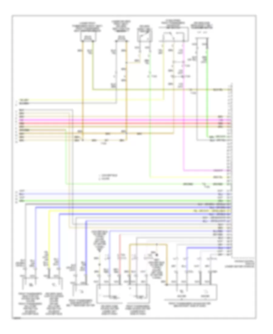 Supplemental Restraints Wiring Diagram 3 of 3 for Audi A5 3 2 Quattro 2010