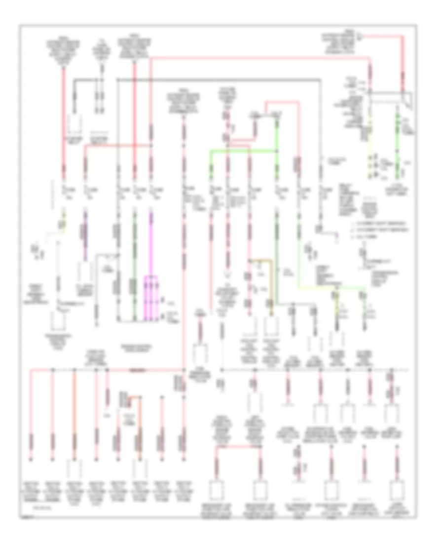 Power Distribution Wiring Diagram 5 of 9 for Audi A5 3 2 Quattro 2010