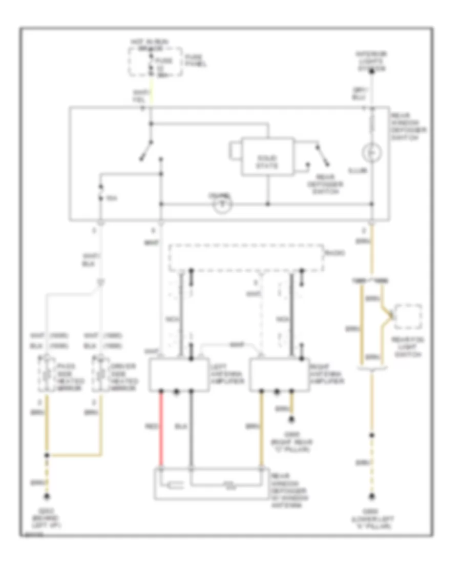 with Antenna Amplifier Wiring Diagram for Audi A6 1995