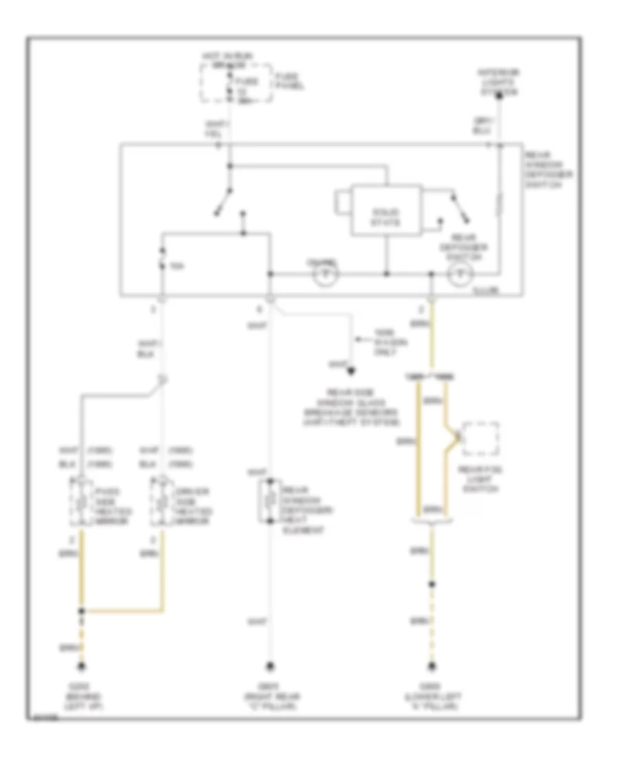 without Antenna Amplifier Wiring Diagram for Audi A6 1995