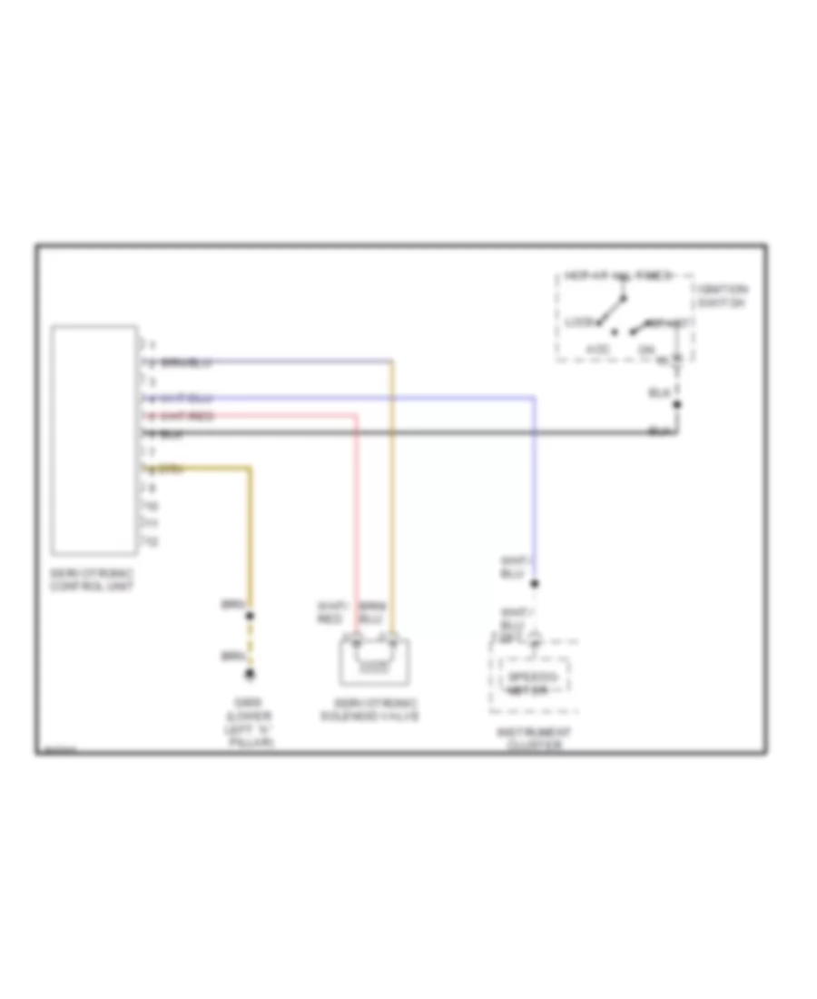 Electronic Power Steering Wiring Diagram for Audi A6 1995