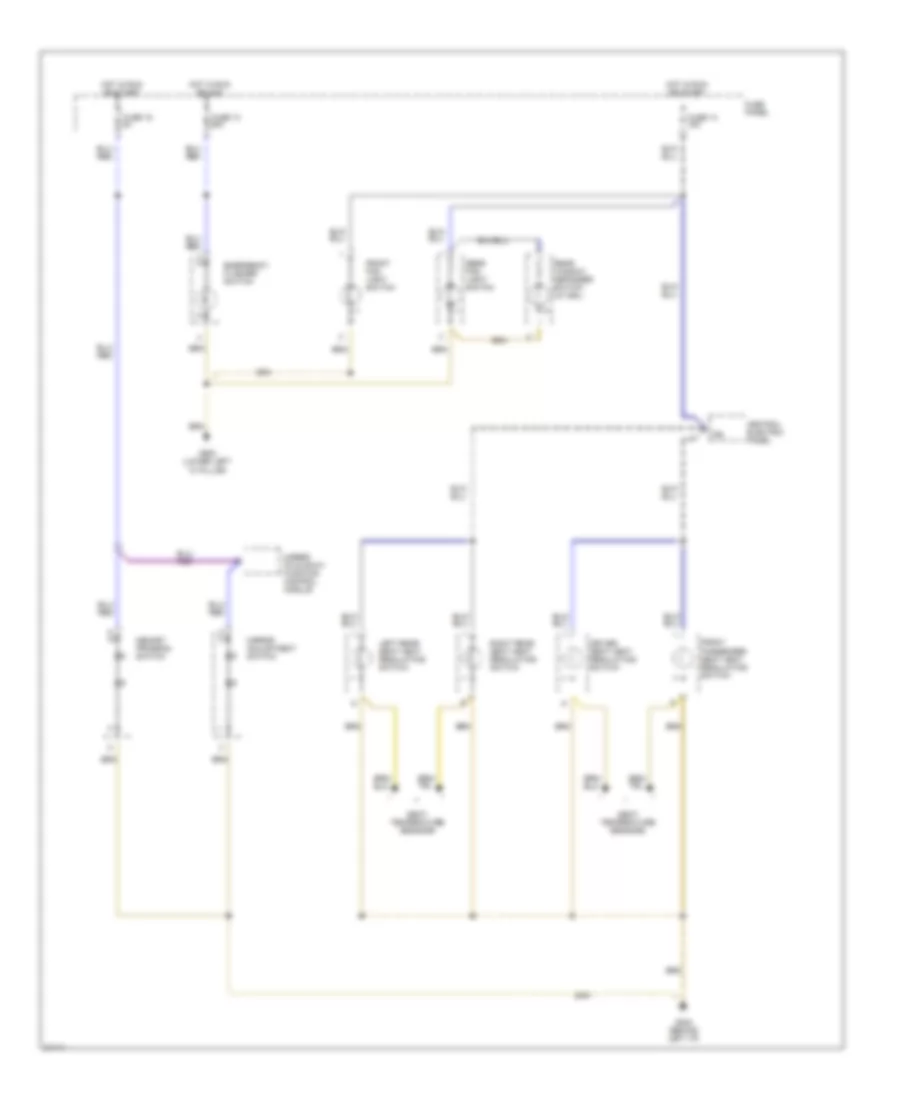 Courtesy Lamps Wiring Diagram for Audi A6 1995