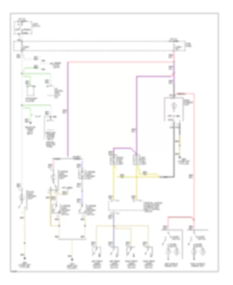 Courtesy Lamps Wiring Diagram Base for Audi A6 1995