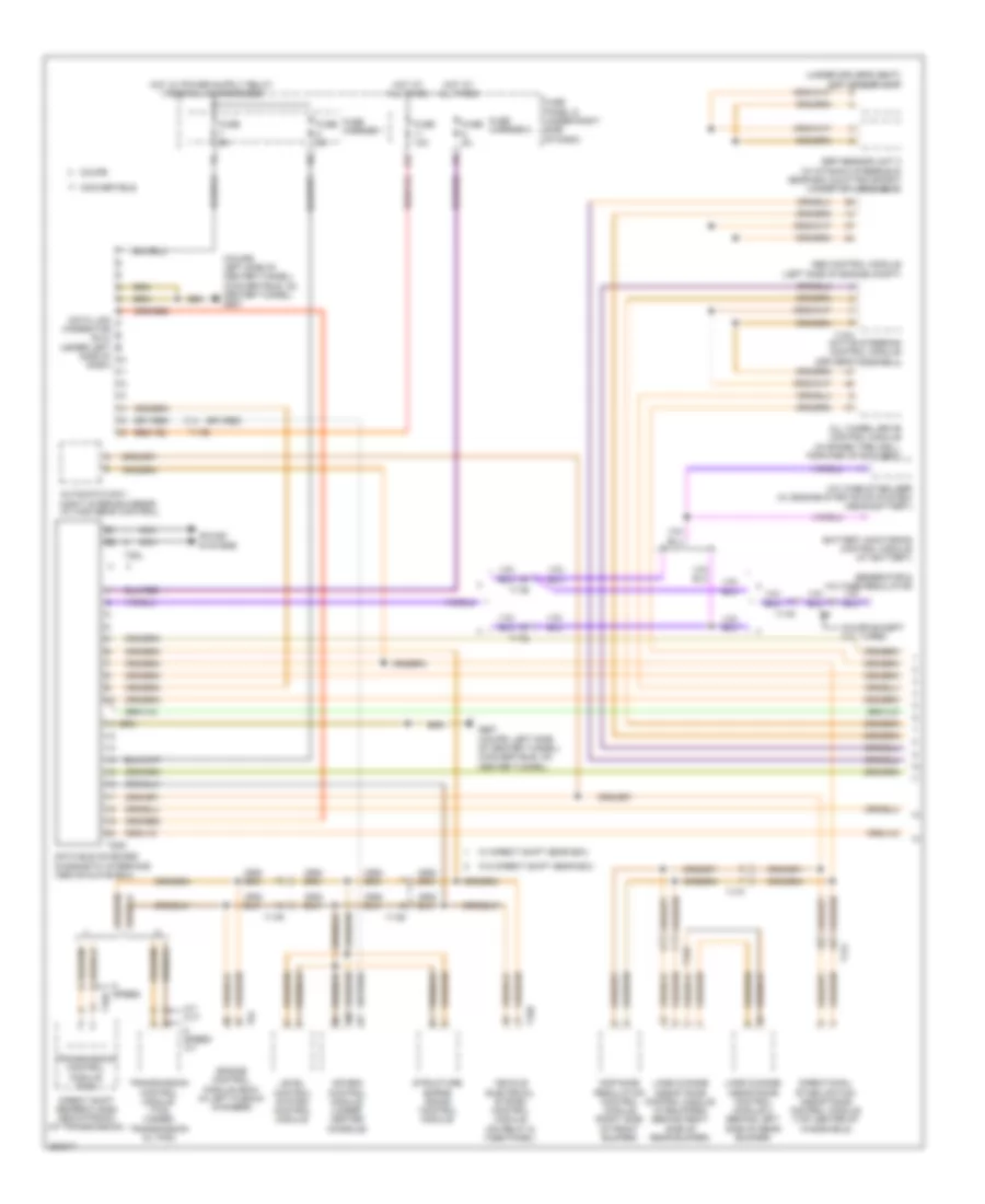 Computer Data Lines Wiring Diagram 1 of 3 for Audi S5 4 2 2012