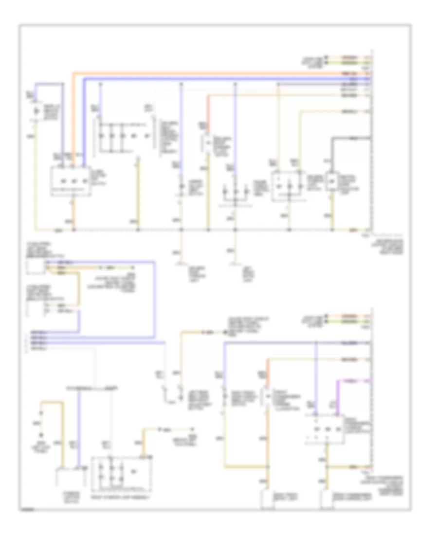Instrument Illumination Wiring Diagram 2 of 2 for Audi S5 4 2 2012