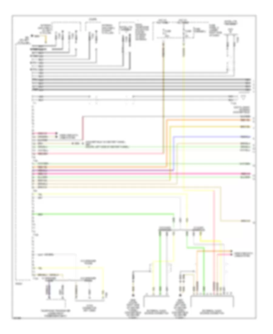 Radio Wiring Diagram Basic Infotainment 1 of 2 for Audi S5 4 2 2012