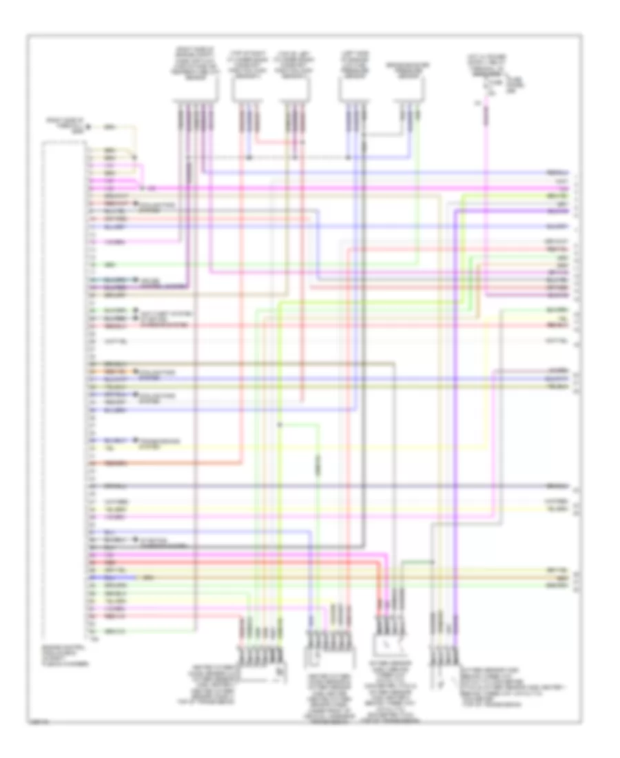 4.2L, Engine Performance Wiring Diagram (1 of 5) for Audi A6 3.0T Avant Quattro 2010